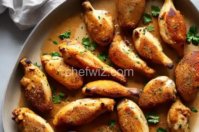 Butterflied Garlic Parmesan Drumsticks