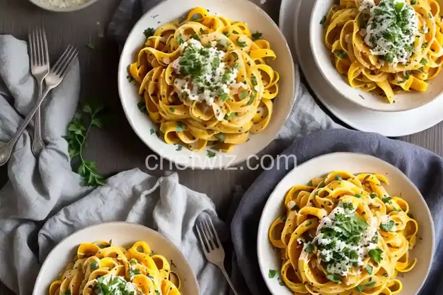 Butternut Squash Alfredo Pasta