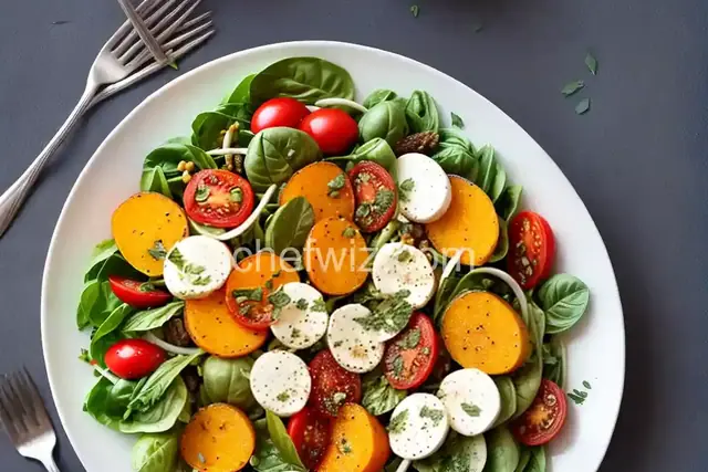 Butternut Squash Caprese Salad