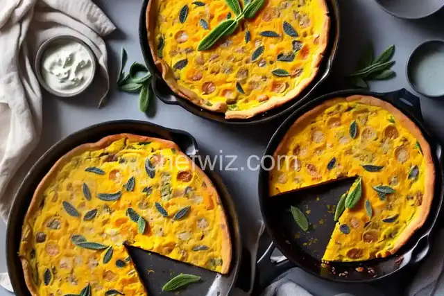 Butternut Squash Frittata with Fried Sage