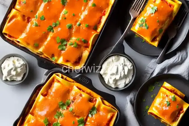 Butternut Squash Lasagna Rolls