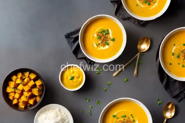 Butternut Squash, Potato and Ginger Soup