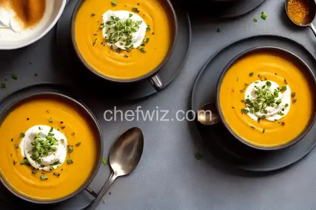 Butternut Squash Soup with Cream Cheese