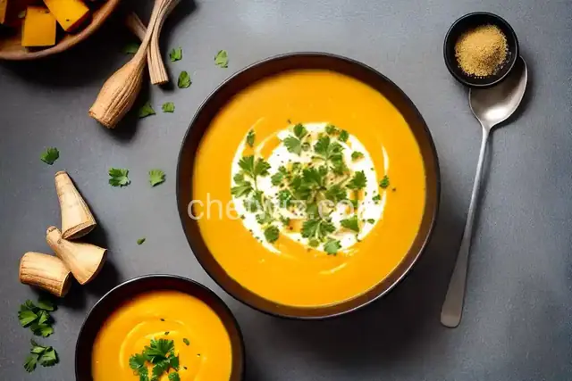 Butternut Squash Soup with Ginger