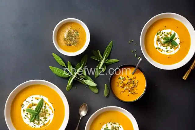 Butternut Squash Soup with Sage