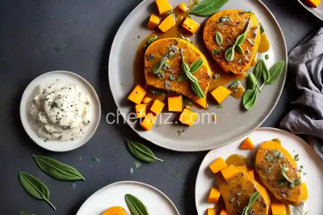 Butternut Squash Steaks With Brown Butter-Sage Sauce