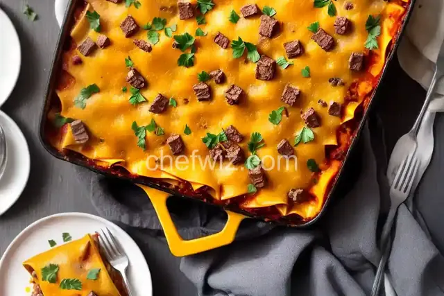 Butternut Squash and Beef Lasagna