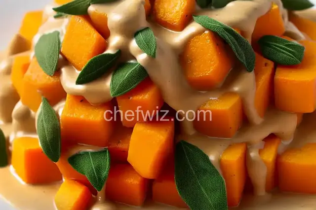 Butternut Squash and Sage Cream Sauce Recipe