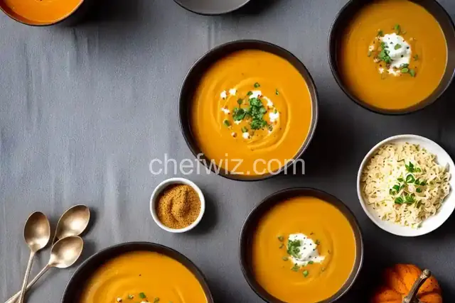 Butternut and Acorn Squash Soup