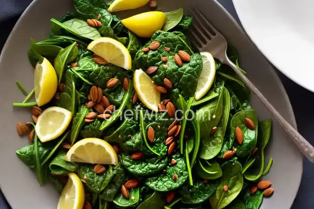 Buttery Lemon Spinach