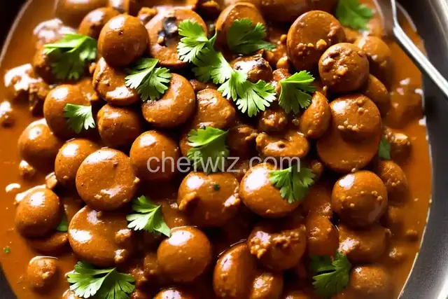 Button mushroom masala (dry)