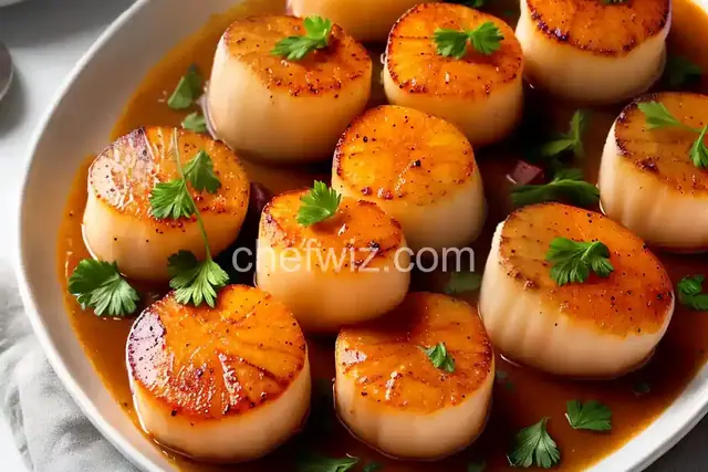 Buzzard's Bay Bourbon Scallops