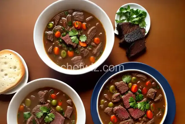 CARBONADA, CHILEAN BEEF SOUP. JON STYLE