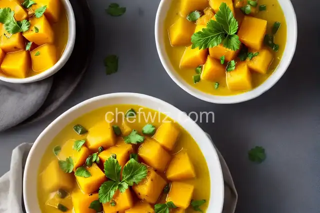 CHIBHDA-DHOKLI NU SAAK. (MUSKMELON CURRY)