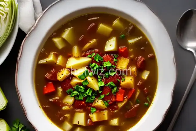 Cabbage Borscht Mennonite Soup