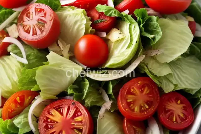 Cabbage, Tomato and Onion Salad