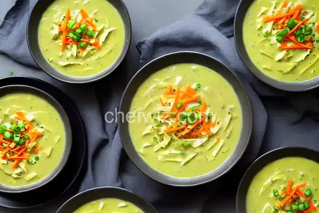 Cabbage Veggie Cream Soup