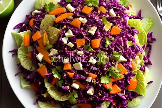 Cabbage and Beet Slaw