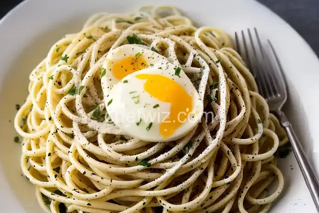 Cacio E Pepe Egg Noodles