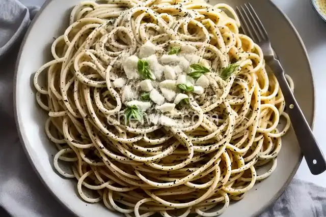Cacio e Pepe (Spaghetti With Black Pepper and Pecorino Romano) Recipe