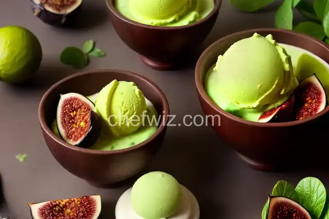 Cactus Fig and Lime Sorbet