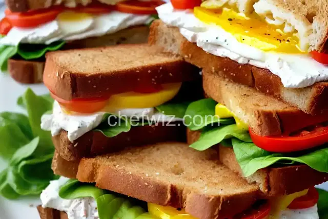 Cajun Egg Sandwich
