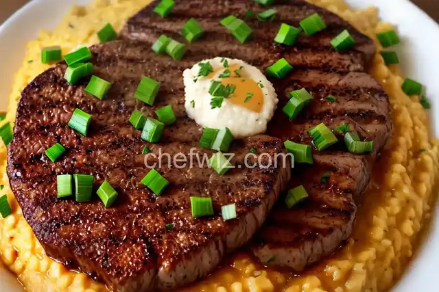 Cajun Steak and Grits