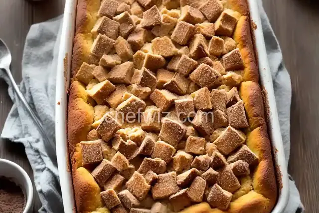 Cake Doughnut Bread Pudding