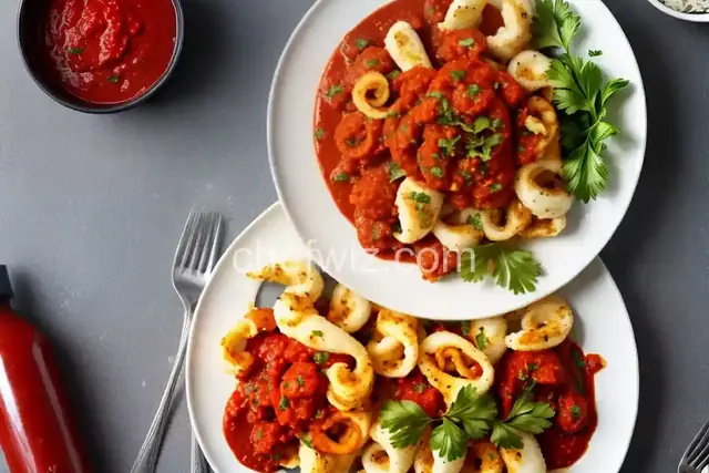 Calamari with Tomato Sauce