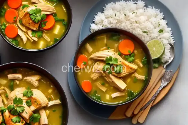 Caldo de Pollo con Arroz (Chicken Soup with Rice)