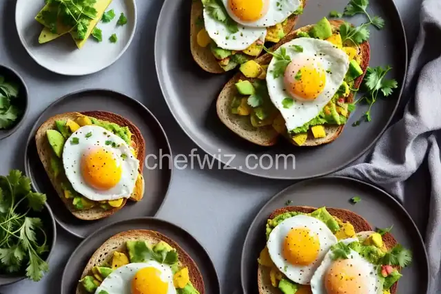 California Avocado Toast with Fried Egg