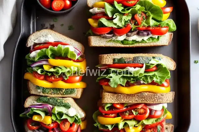 California Grilled Veggie Sandwich