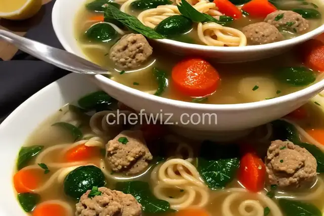 California Italian Wedding Soup