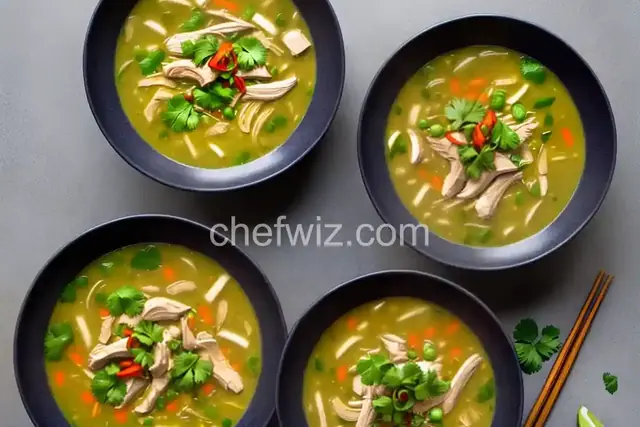 Cambodian Lemongrass Chicken Soup