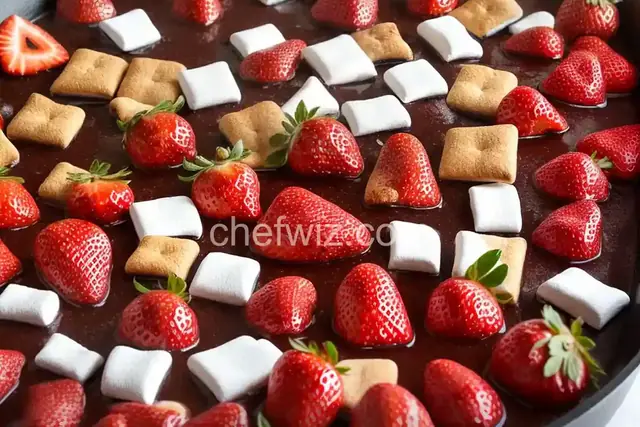 Campfire S'mores Strawberries