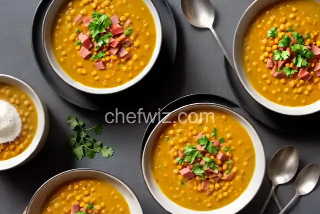 Canadian Yellow Split Pea Soup with Ham