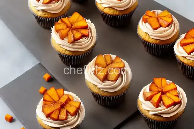 Candied Yam Cupcakes