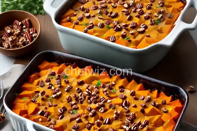 Candied Yams Casserole with Pecans
