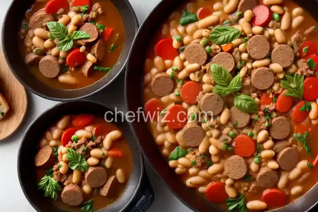 Cannellini Bean and Sausage Stew