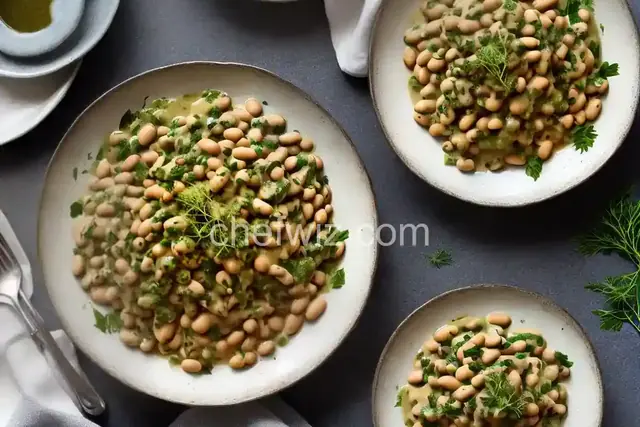 Cannellini Beans With Herb Sauce