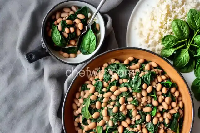 Cannellini Beans With Spinach