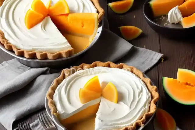 Cantaloupe Cream Pie II