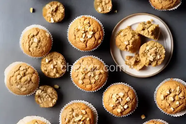 Cantaloupe Muffins with Praline Topping
