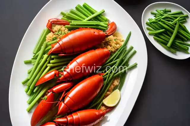 Cantonese-Style Lobster With Ginger and Scallions Recipe