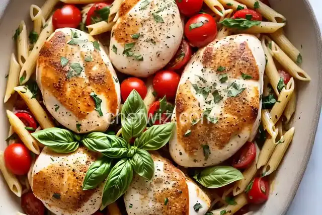 Caprese Chicken Pasta