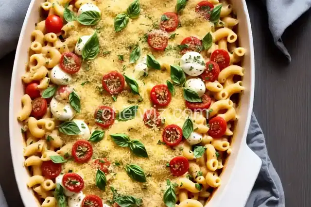 Caprese Mac and Cheese