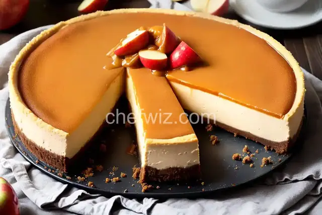 Caramel Apple Cheesecake