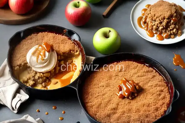 Caramel Apple Crumble
