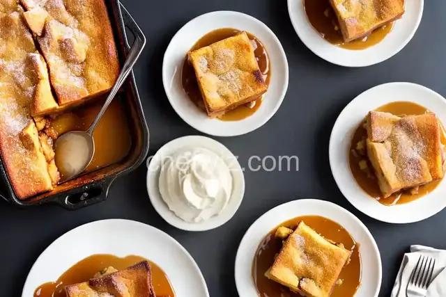 Caramel Bread Pudding for Two