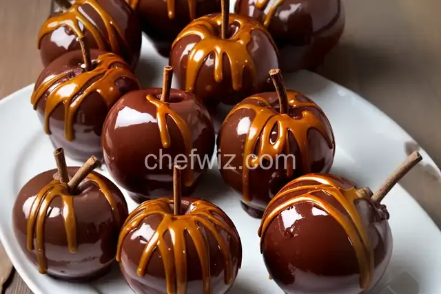 Caramel, Chocolate and Candy Apples
